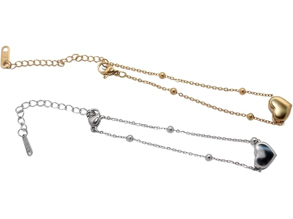 GlowAli 18K Gold Plated Heart Bracelet