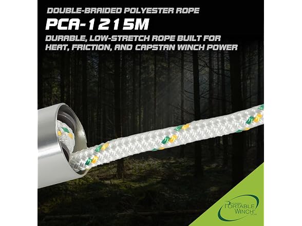 Portable Winch PCA-1215M Winch Rope 