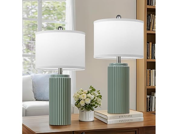 TOBUSA Modern Ceramic Table Lamps