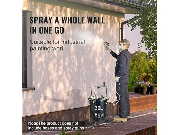 VEVOR Spray Paint Pressure Pot, 30 L/7.5 gal