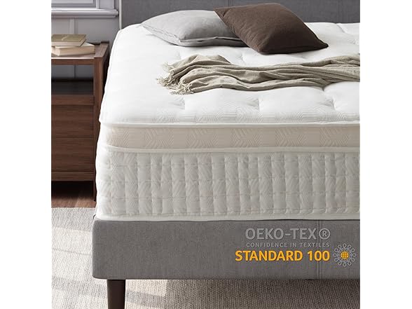 ZINUS 12" Queen Spring Hybrid Mattress