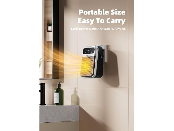 Brightown 800W Plug in Heater with Remote