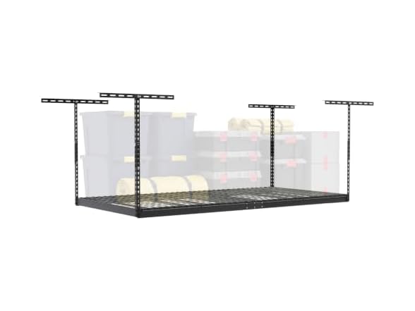 SafeRacks Gray 4x8 Overhead Storage Rack