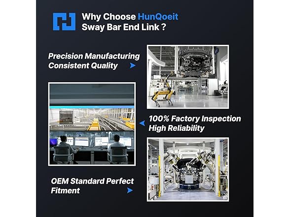 Hunqoeit K6662 Sway Bar End Links 2pc
