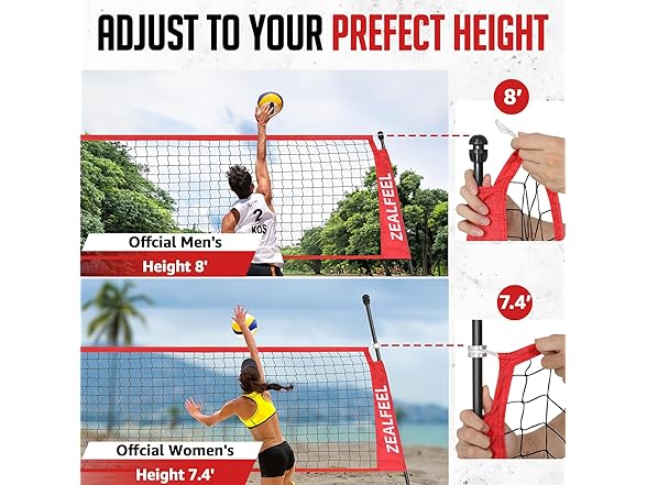 ZEALFEEL Volleyball Net