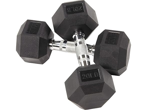 Fitvids Dumbbell, Set 10, 15, 20LB Pairs