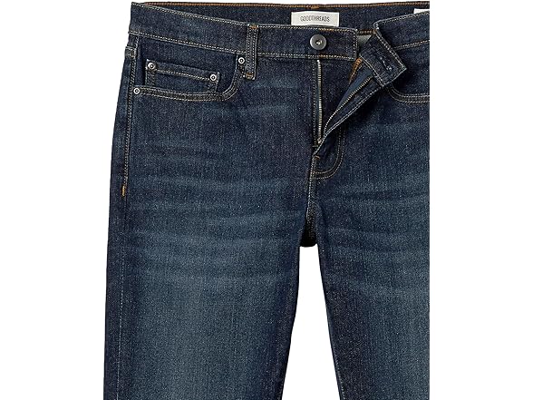 Amazon Essentials Mens Slim Fit Jeans Dark Blue