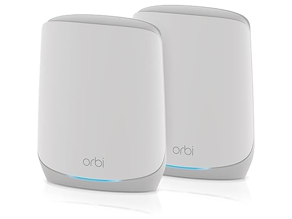 NETGEAR Orbi Tri-Band WiFi 6 Mesh Network System (RBK762S)