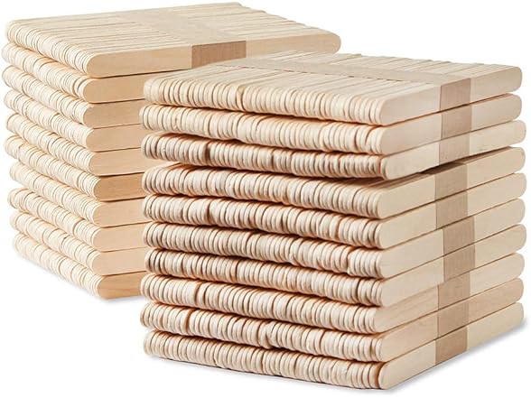 hand2mind Natural Wood Craft Sticks