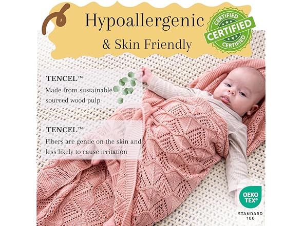 Little Dedi Hypoallergenic Baby Blanket