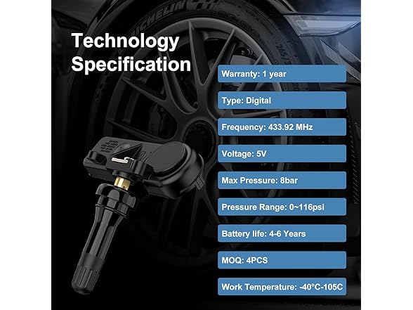 okostyo TPMS Sensors 6F2Z1-A189-A