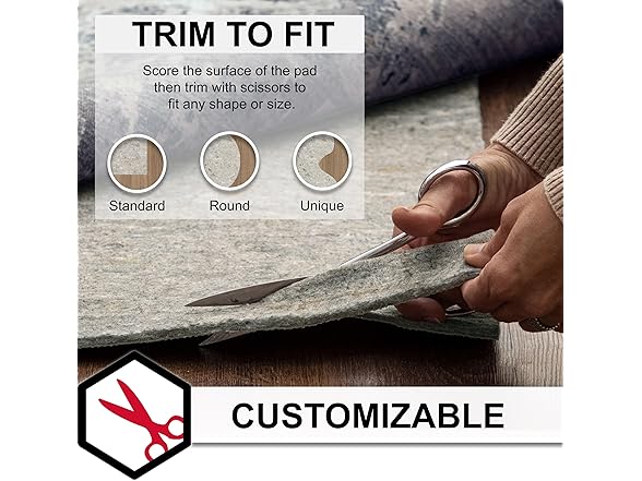 Mohawk Home 9'x13' Non Slip Grip Rug Pad