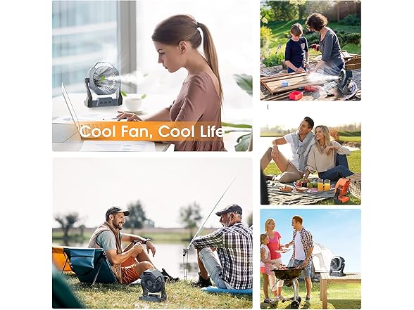 AUSIC Misting Solar Fan