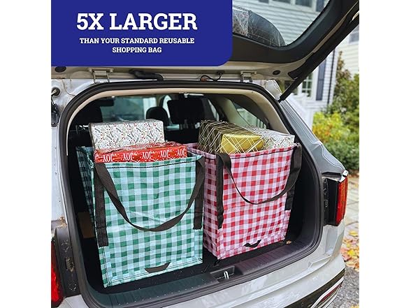 DURASACK Heavy Duty Storage Tote Bag 22Gal, 2 PK