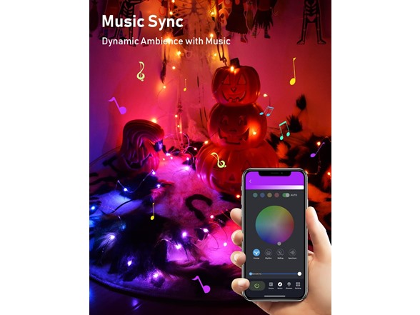 Probro Smart RGB Fairy Lights, 33ft