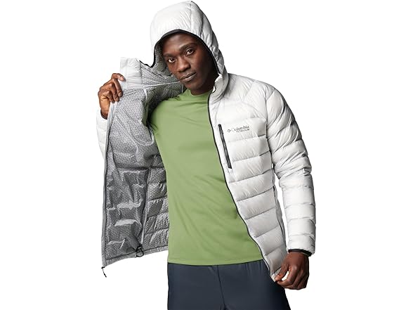 Columbia Men's Arctic Crest Down Hooded Jacket (L)