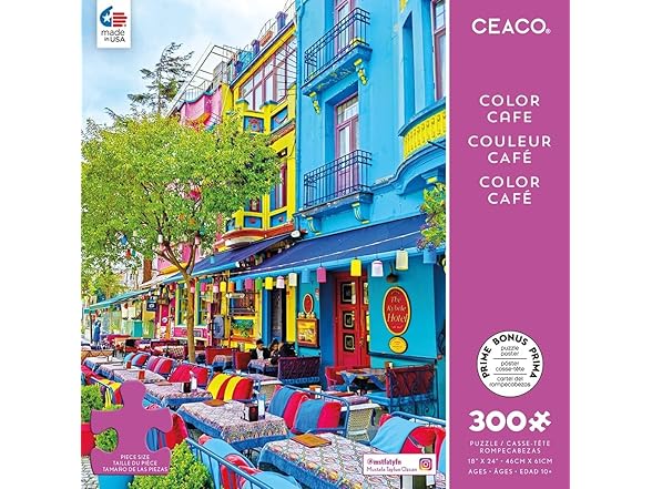 Ceaco Color Café 300 Piece Jigsaw Puzzle