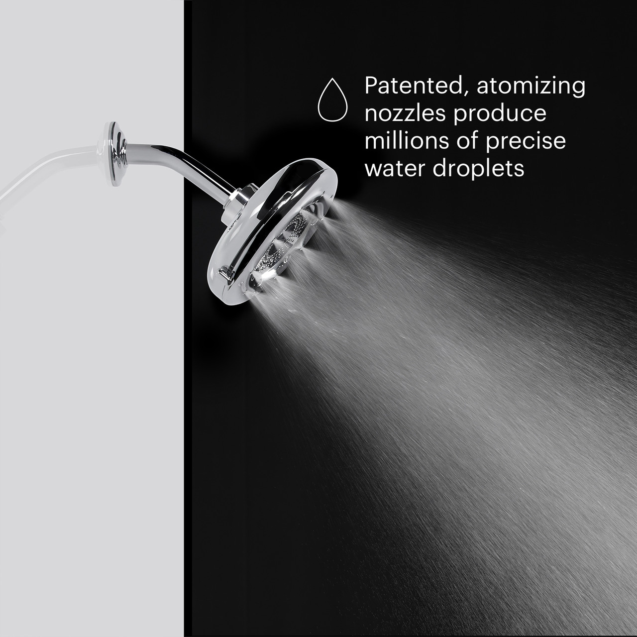 Nebia Corre 4 Function Shower Head, 1.5 gpm, Matte Black - Gallery 11
