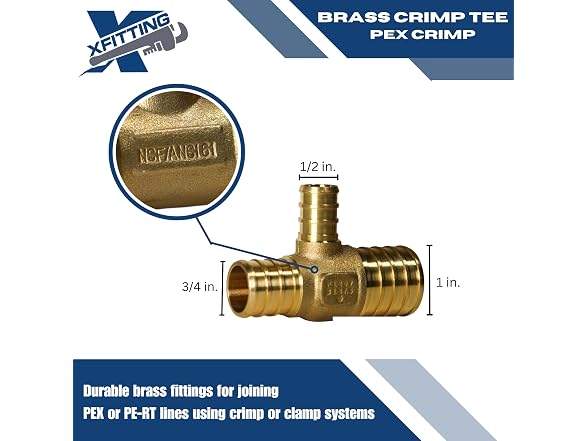 XFITTING 1 inch x 3/4 inch x 1/2 inch