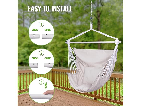 Backyard Expressions Hammock Chair Hanging Rope