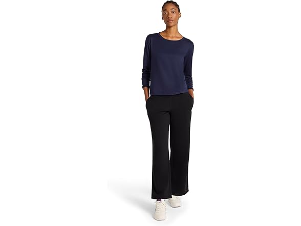 Reebok Womens Wide Leg Sweatpant