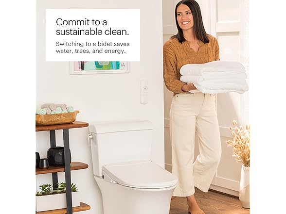 Brondell Thinline T44-EW Swash Electric Bidet