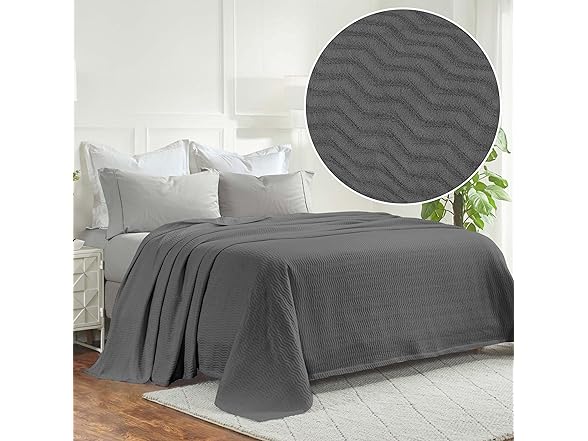 Superior Cotton Lightweight Woven Summer Bed Blanket