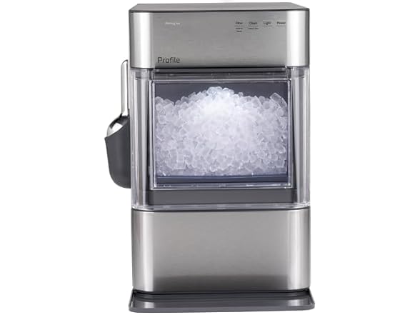 GE Profile Opal 2.0 Ultra Nugget Ice Maker, Stainless Steel