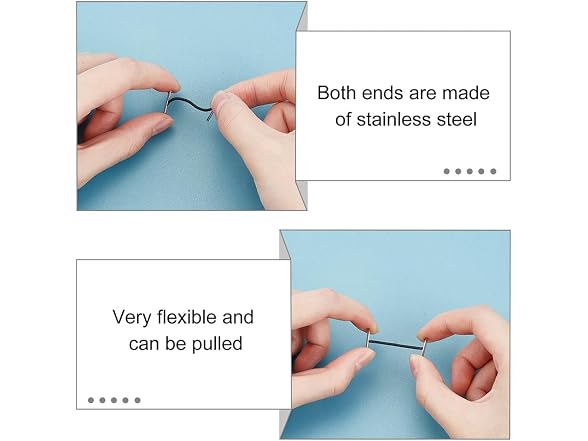 PH PandaHall Elastic Barbed Cord, 330pcs 11
