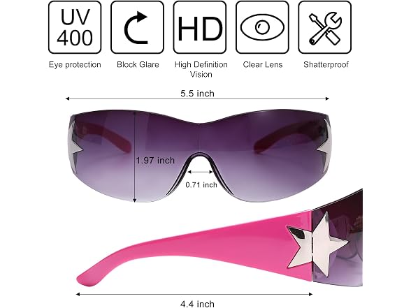 Crazy Feng Y2k Sunglasses