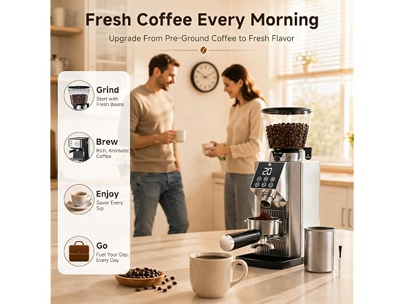 Electric Conical Burr Coffee Grinder
