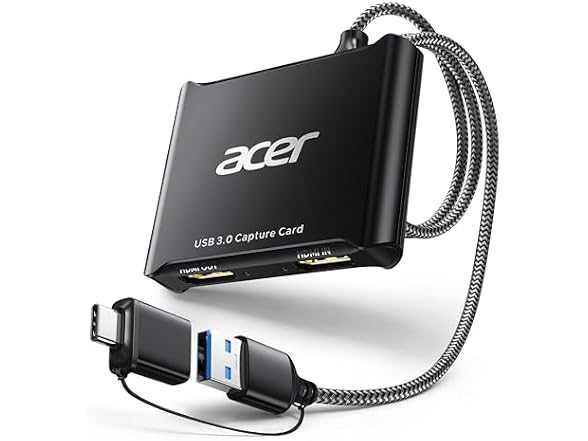 Acer USB 3.0 HDMI Capture Card 4K 1080P