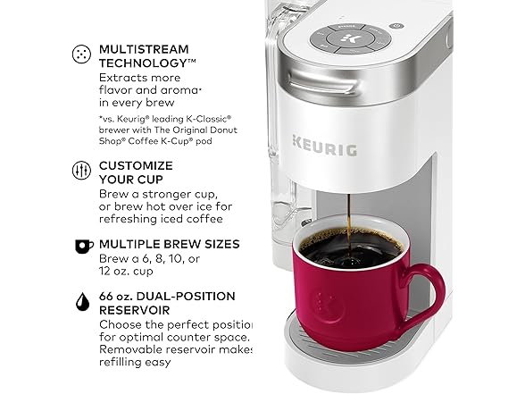 Keurig K-Supreme Single Serve K-Cup Pod Coffee Maker