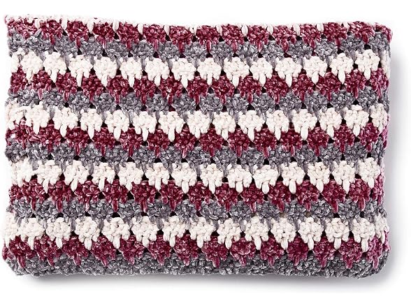 Bernat - 16103232004 Velvet Yarn, 10.5 oz, Burgundy Plum