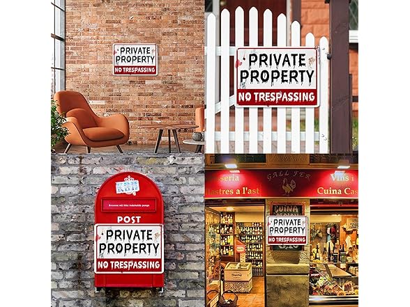 Halloween Decorations Signs Retro-03