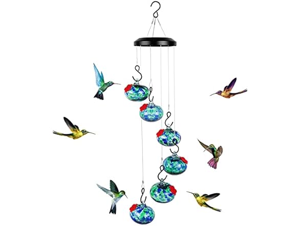 Headak Life W0092 Wind Chimes hummingbird feeders 6 balls