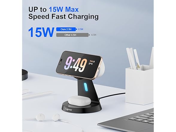 Augnner 3 in 1 Charging Station