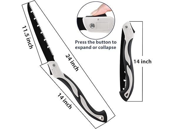 Lcokeiy Folding Hand Saw