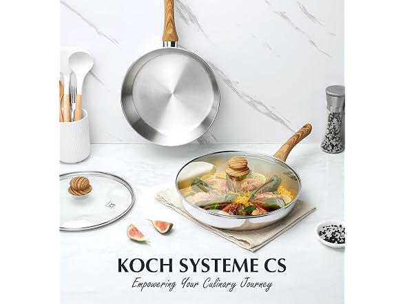 Stainless Steel Frying Pan Set