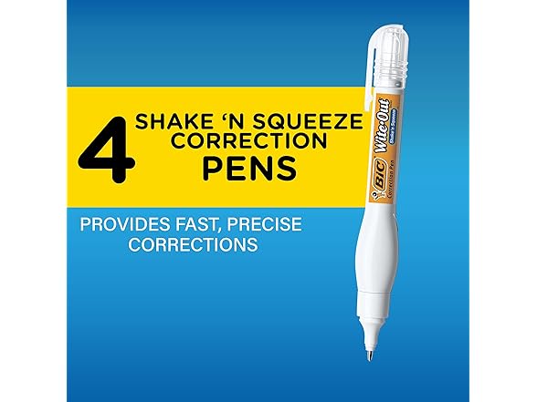 Wite-Out Brand Shake 'n Squeeze Correction Pen
