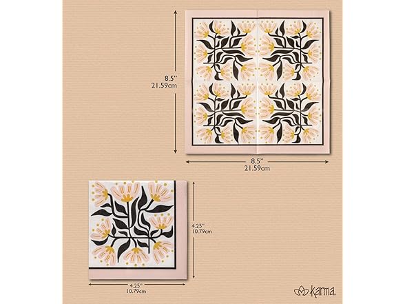 Karma, Woven Cocktail Napkin Holder for Table & Kitchen  Mushroom