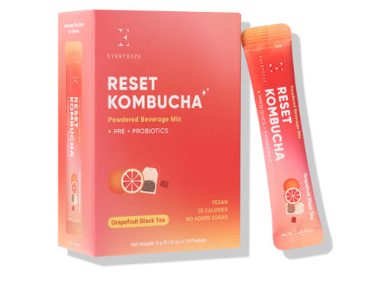 (40ct) EVERYDAZE Reset Kombucha Powder Stick Mixes- Choose Flavor