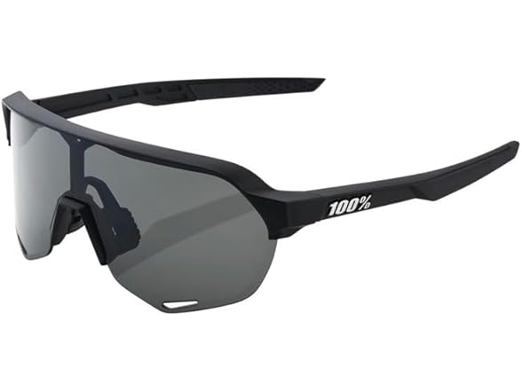100% S2 Sunglasses - Black - Smoke 60006