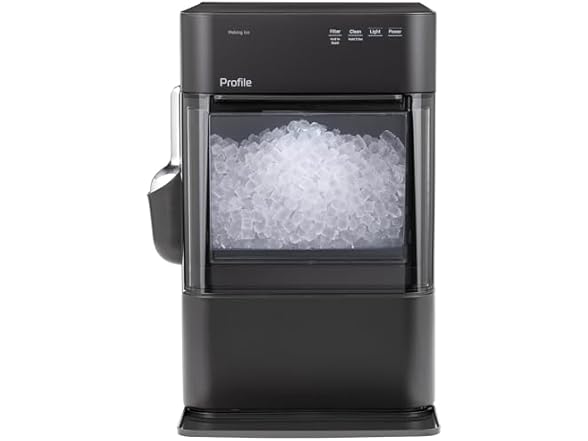 GE Profile Opal 2.0 Ultra Nugget Ice Maker, Black