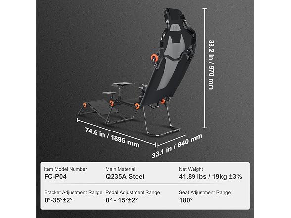 Racing Wheel Stand Foldable Fit for
