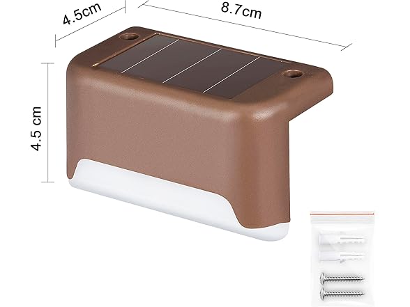 (16 Pack) SOLPEX Solar Deck Lights