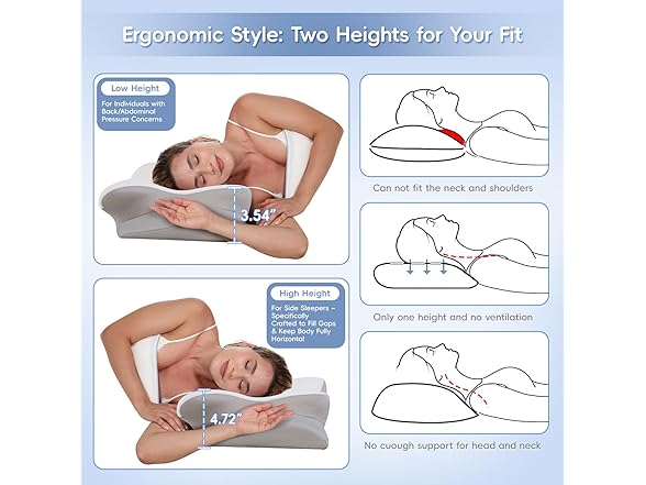 PAYHUIN Cervical Neck Pillow