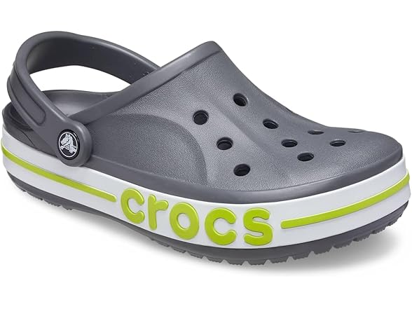 Crocs Bayaband Unisex Clog Slate Grey/Lime Punch