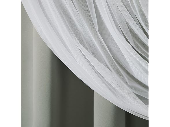 TOWN & COUNTRY LUXE Double Layer Indoor Curtains