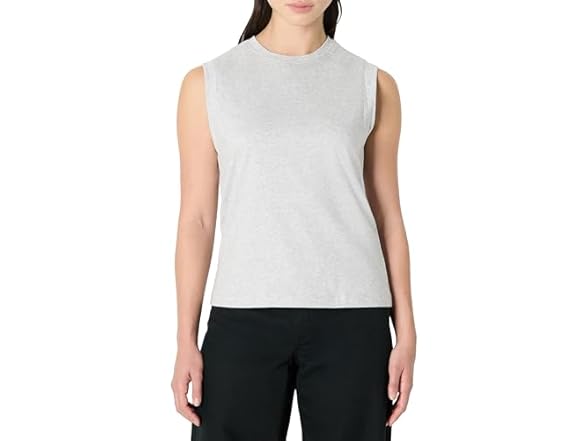 Women's Relaxed-Fit Cotton Muscle Tee